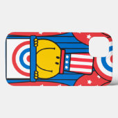 De heer Happy op het podium Case-Mate iPhone Case (Achterkant (horizontaal))