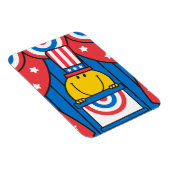 De heer Happy op het podium Magneet (Rechterzijde)