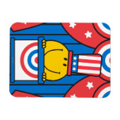 De heer Happy op het podium Magneet (Horizontaal)