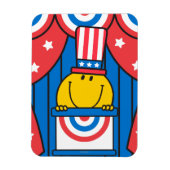 De heer Happy op het podium Magneet (Verticaal)