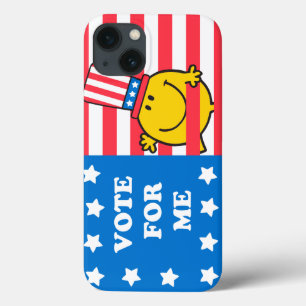 de heer Happy Vote For me Flag Case-Mate iPhone Case