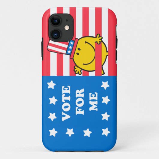 de heer Happy Vote For me Flag Case-Mate iPhone Case (Achterkant)
