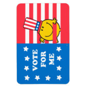 de heer Happy Vote For me Flag Magneet (Verticaal)