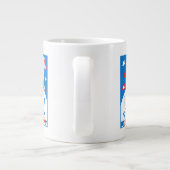 de heer Happy with Patriotic Pet Grote Koffiekop (Achterkant)