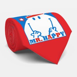de heer Happy with Patriotic Pet Stropdas