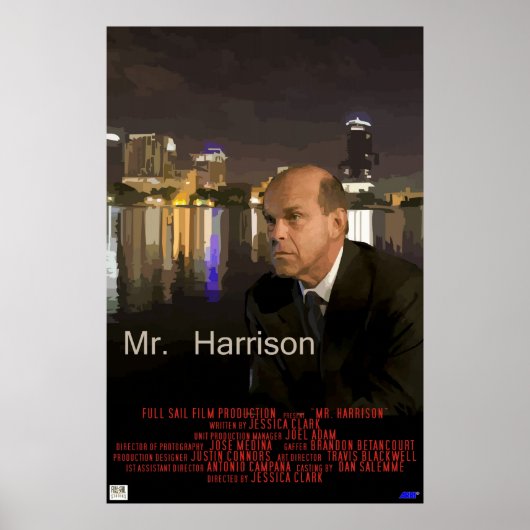 De heer Harrison Poster (Voorkant)