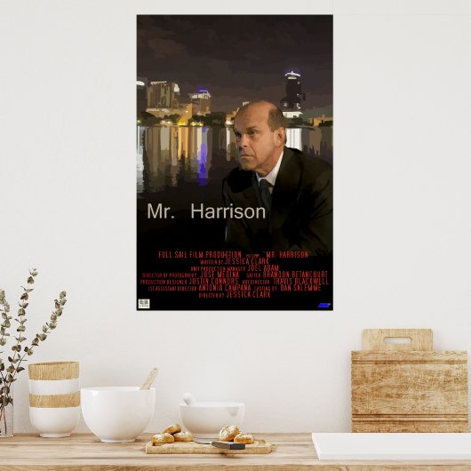 De heer Harrison Poster (Keuken)