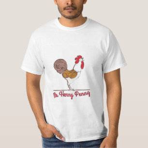 De heer Henny Penny Tshirt voor Mannen