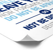 De Heer Himself gaat voor u, Deuteronomie 31:8 Poster (Hoek)