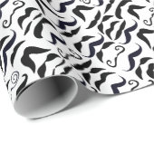 de heer Hipster Mustache  Retro Cadeaupapier (Rol Hoek)