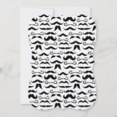 de heer Hipster Mustache Retro Kaart (Achterkant)