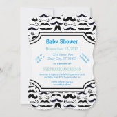 de heer Hipster Mustache Retro Kaart (Voorkant)