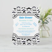 de heer Hipster Mustache Retro Kaart (Staand voorkant)