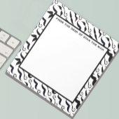 de heer Hipster Mustache  Retro Notitieblok