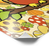 de heer Hooty Owl Baby Wall Print Foto Afdruk (Hoek)