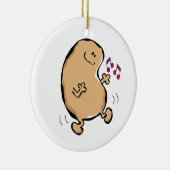 de heer Humaan Bean doet de strategie Keramisch Ornament (Rechts)