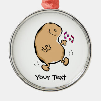 de heer Humaan Bean doet de strategie Metalen Ornament