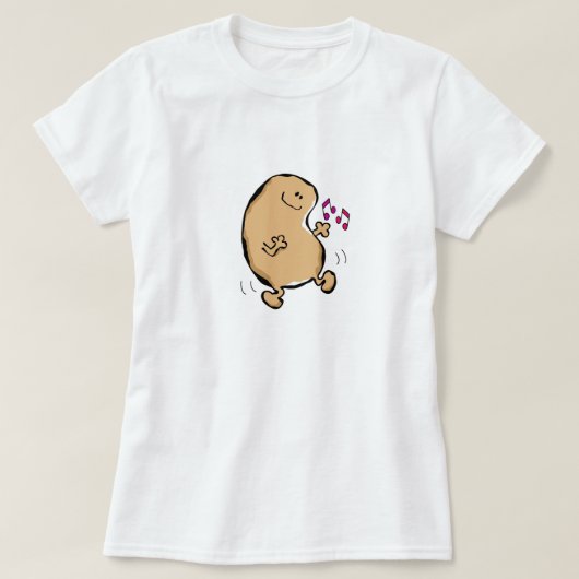 de heer Humaan Bean doet de strategie T-shirt (Design voorkant)