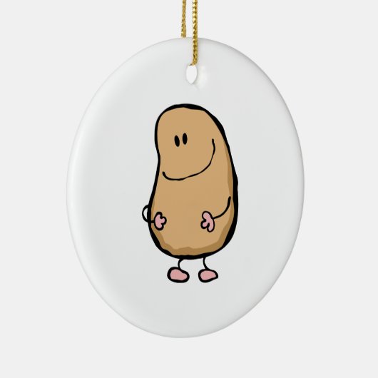 de heer Human Bean Keramisch Ornament (Rechts)