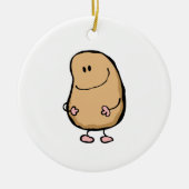 de heer Human Bean Keramisch Ornament (Voorkant)