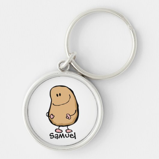 de heer Human Bean Sleutelhanger (Voorkant)