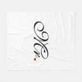 De heer Husband Groom Zes haar nieuwe widen Fleece Deken (Voorkant (Horizontaal))