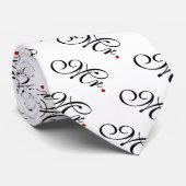 De heer Husband Groom Zes haar nieuwe widen Stropdas (Opgerold)