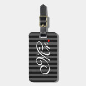 De heer Husband Groom Zijne Hers Newly Weds Bagagelabel (Voorkant verticaal)