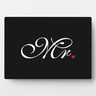 De heer Husband Groom Zijne Hers Newly Weds Fotoplaat