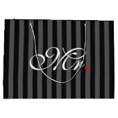 De heer Husband Groom Zijne Hers Newly Weds Groot Cadeauzakje (Achterkant)