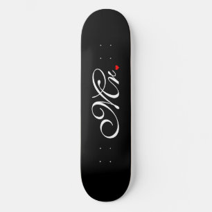 De heer Husband Groom Zijne Hers Weds Persoonlijk Skateboard