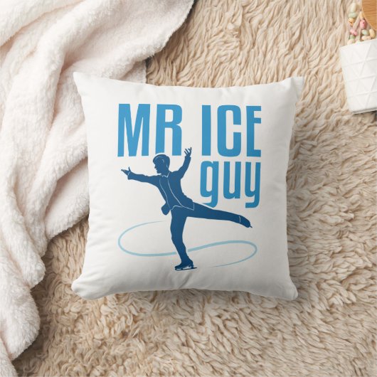 De heer Ice Guy Figuur Skating Mannen Boys Skater Kussen (Deken)