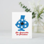 de heer Impossible For President Briefkaart (Staand voorkant)