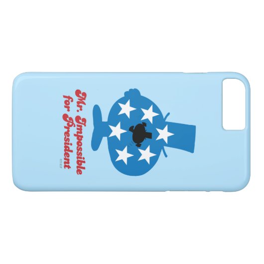 de heer Impossible For President Case-Mate iPhone Case (Achterkant (Horizontaal))