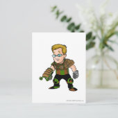 de heer Insane Kiko Lake Staff Player Briefkaart (Staand voorkant)