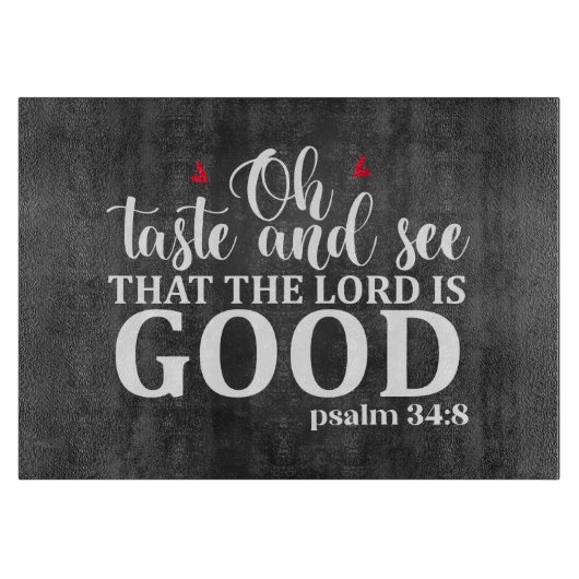 De Heer is een goede raad Snijplank (Voorkant)