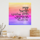 De Heer is één Poster (Keuken)