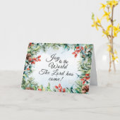 De Heer is gekomen, Kerstmis. Kaart (Gele Bloem)