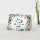 De Heer is gekomen, Kerstmis. Kaart (Voorkant)