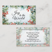 De Heer is gekomen, Kerstmis. Visitekaartje (Voorkant / Achterkant)