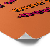 De Heer is God Poster (Hoek)