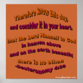 De Heer is God Poster (Voorkant)