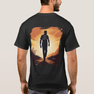 De Heer is met mij, waar ik ook ga T-shirt
