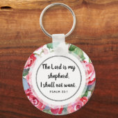 De Heer is mijn Button Sleutelhanger (Voorkant)