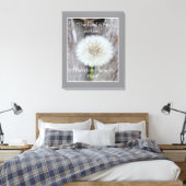 De Heer is mijn deel Bijbel Schrift Quote Poste Canvas Afdruk (Insitu (Slaapkamer))