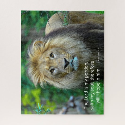 De Heer is mijn deel Legpuzzel (Verticaal)