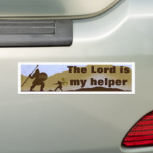 De Heer is mijn helper (NWO) Bumpersticker
