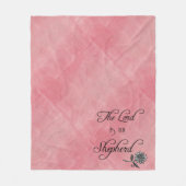 De Heer is mijn Herder Bijbelvers Fleece Deken (Voorkant)