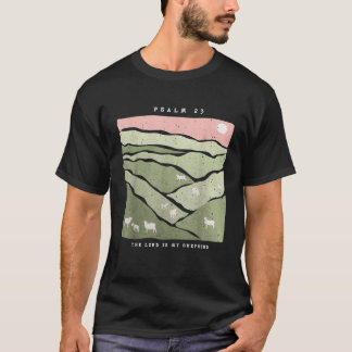 De Heer is Mijn Herder Bijbelvers Jezus Schaap La T-shirt