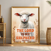 De Heer is mijn Herder Boho Christelijke Kledingku Poster